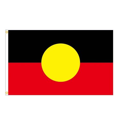 Aboriginal Flag 90x150cm – Indigenous Australian Flag | Outdoor & Indoor | Fade Resistant & Weatherproof