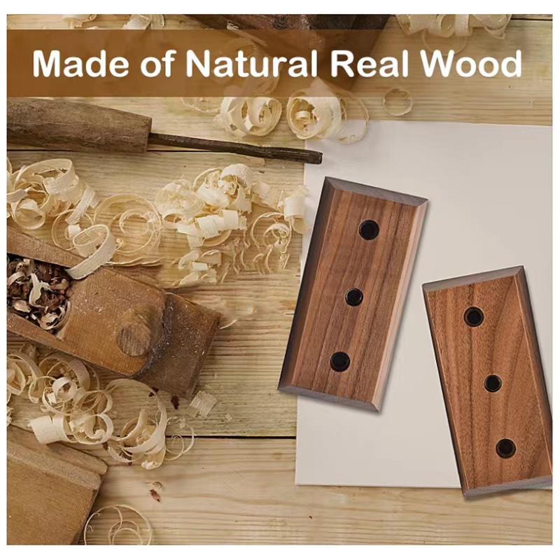 Guitar Wall Mount Hanger 3 Pack,Wood Guitar Holder,Easy to Install,Fits All Size Guitars,Bass,Mandolin,Banjo,Ukulele (Wood-3Pack) - Image 5