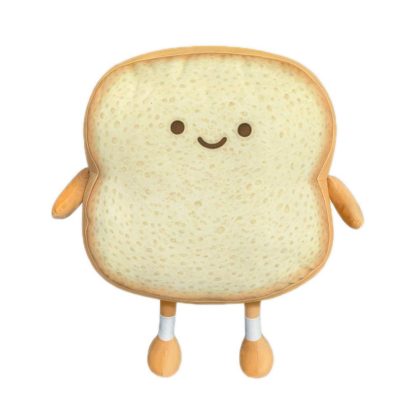 Cute toast seat cushion memory foam chair pad