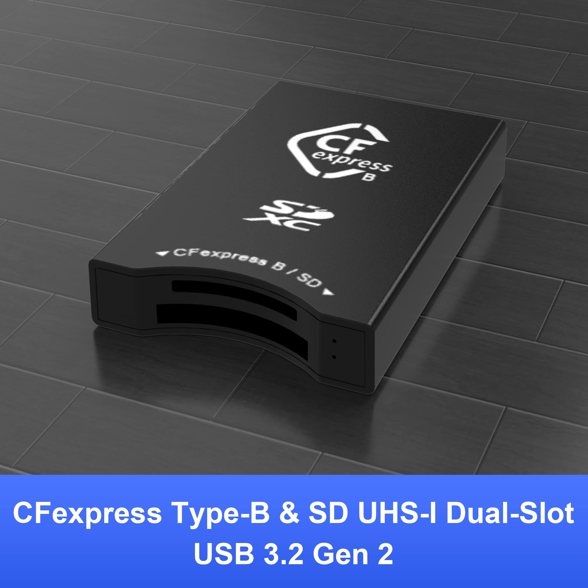 CFexpress Type B + SD Card Reader - USB-C/USB-A, 10Gbps