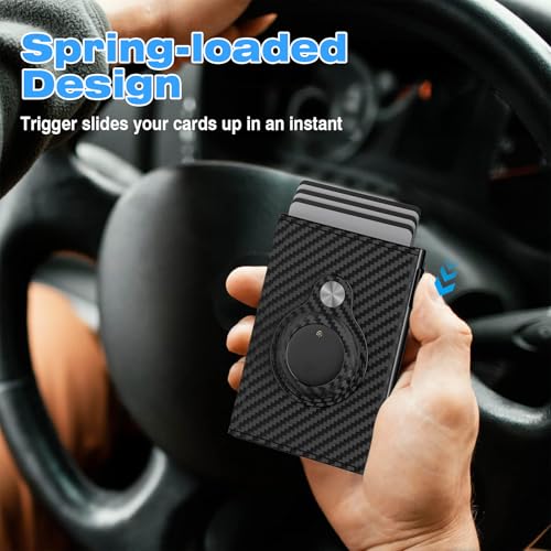 Smart Find My wallet black view 4