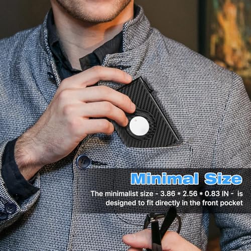 Smart Find My wallet black view 5