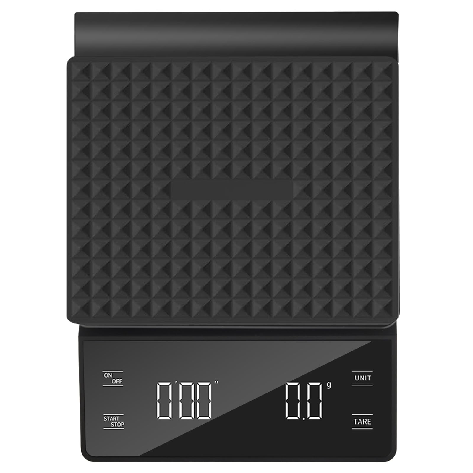 Digital Coffee Scale with Timer - 3kg / 0.1g Precision, Black image 7