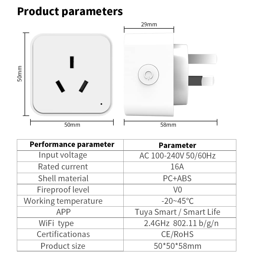 Wi-Fi smart plug 2-pack view 6