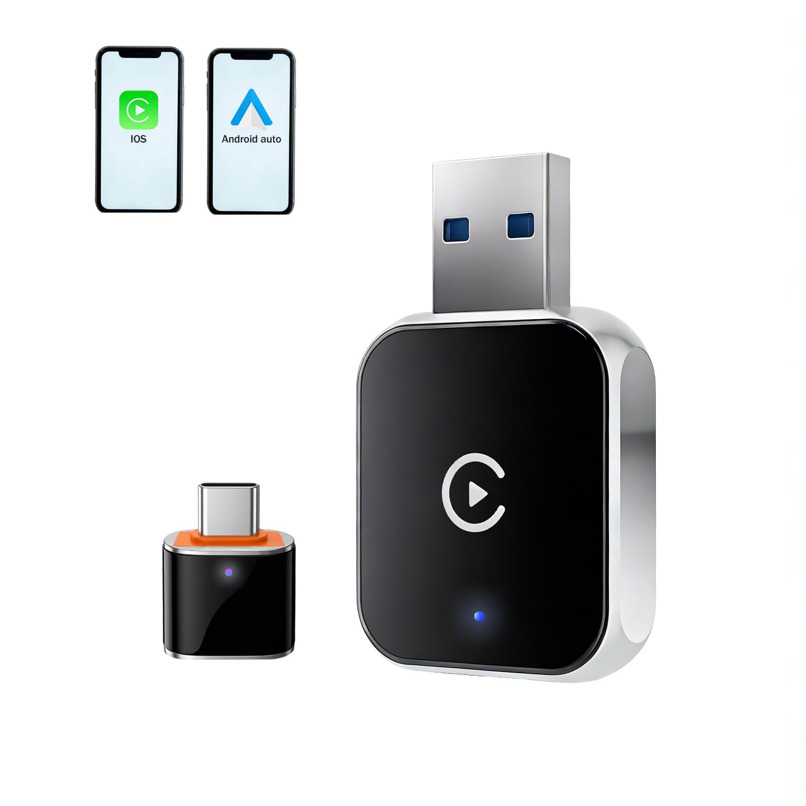 2-in-1 Wireless CarPlay and Android Auto Adapter image 7