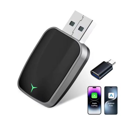 2-in-1 Wireless CarPlay and Android Auto Adapter