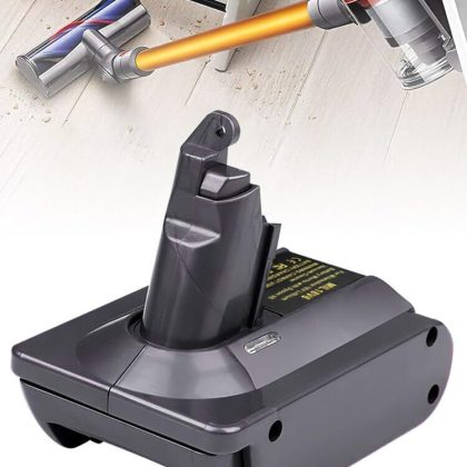 Dyson V6 Battery Adapter for DeWalt, Milwaukee & Bosch 18V Batteries
