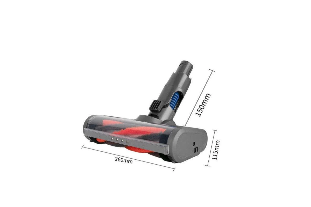 LED Soft Roller Floor Head for Dyson V7 V8 V10 V11 - Hard Floors